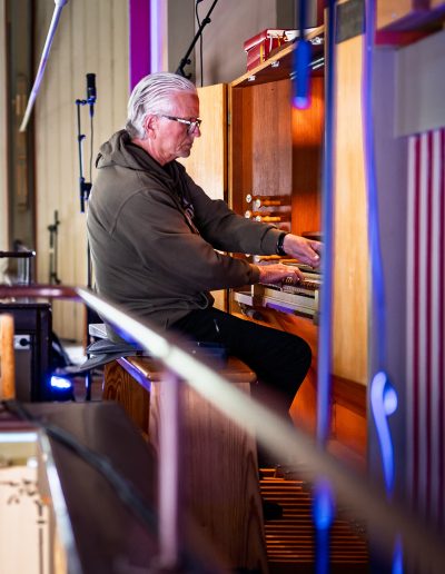 Reiersrud og Kleive i Evje kirke (foto: Birgit Fostervold)