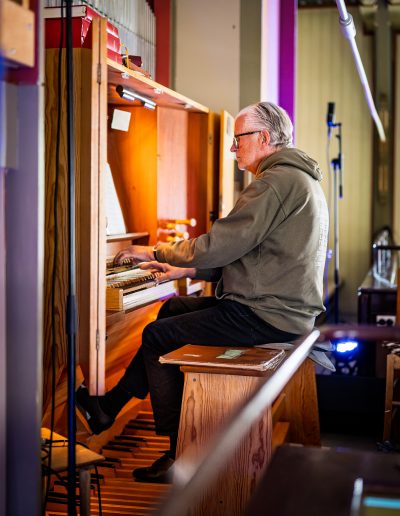 Reiersrud og Kleive i Evje kirke (foto: Birgit Fostervold)