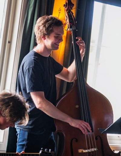 Seniorjazz med Julian Haugland og Iver Cadas (foto: Birgit Fostervold)