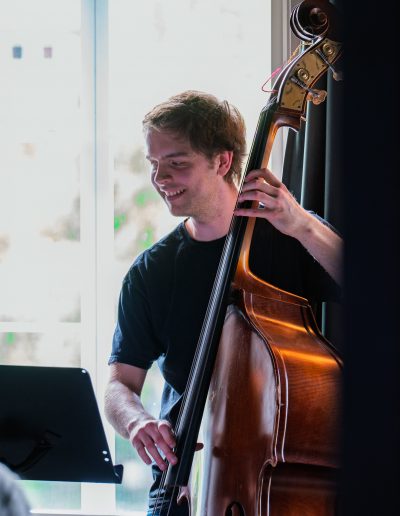 Seniorjazz med Julian Haugland og Iver Cadas (foto: Birgit Fostervold)