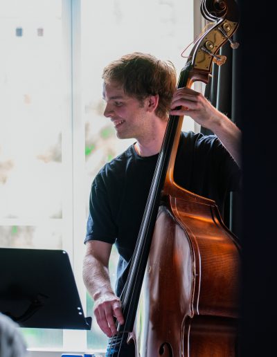 Seniorjazz med Julian Haugland og Iver Cadas (foto: Birgit Fostervold)