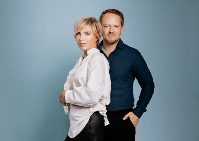 Silje Nergaard og Espen Berg (Foto: Julie Hrncirova Studio)